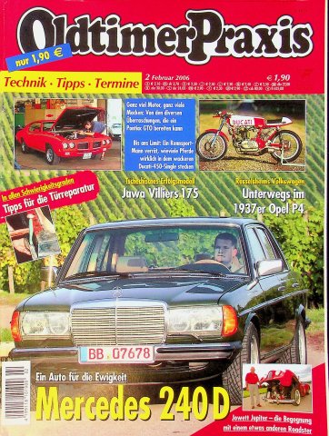 Deckblatt Oldtimer Praxis (02/2006)